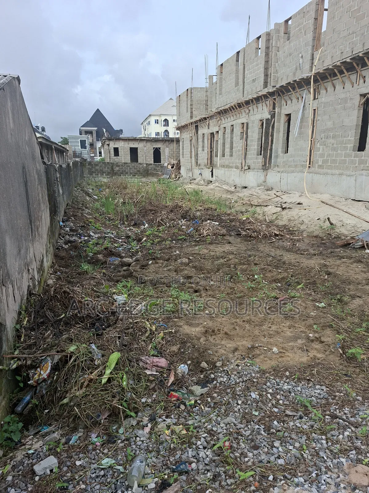 Dry Half Plot in Canal Estate in Okota