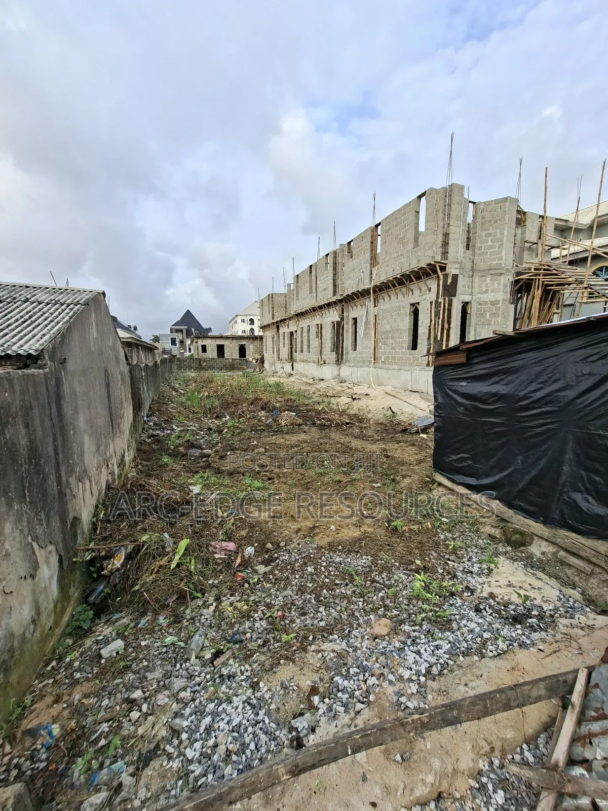 Dry Half Plot in Canal Estate in Okota