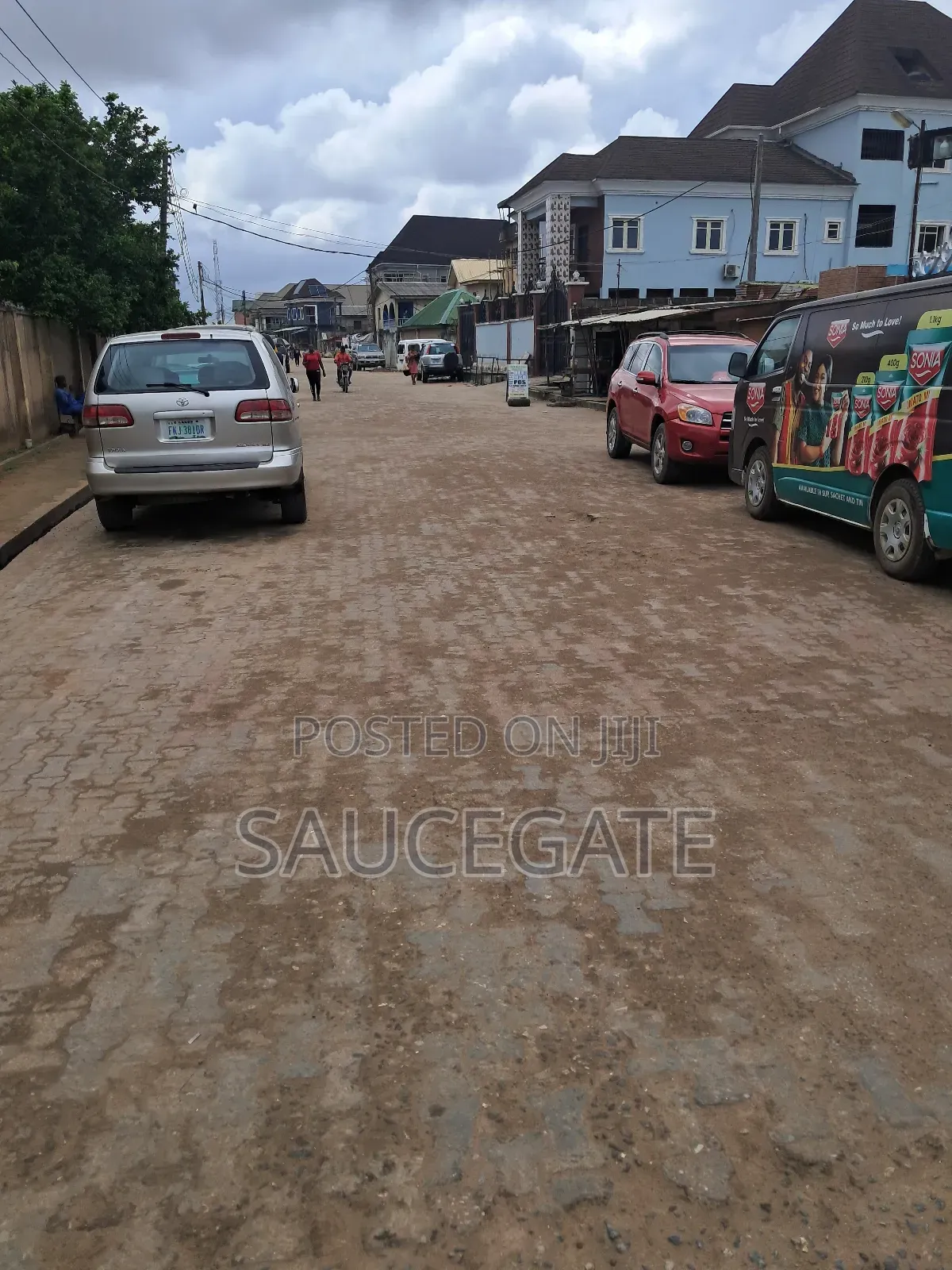 Dry Land at Ijegun Interclked 600sqm Gated Street in Satellite Town