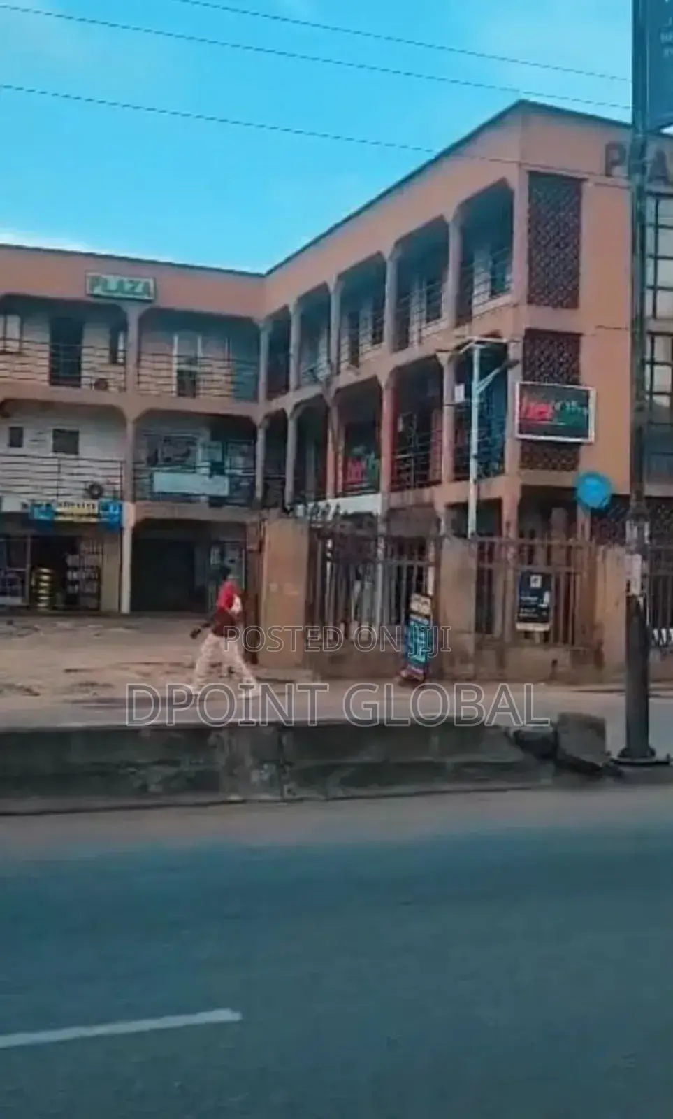 A 2 Storey Building Shopping Plaza in Ifako-Ijaiye