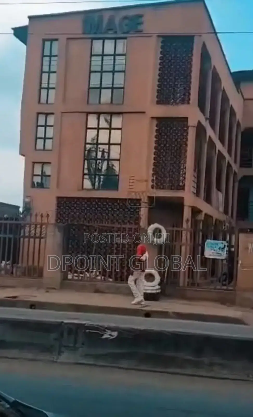 A 2 Storey Building Shopping Plaza in Ifako-Ijaiye