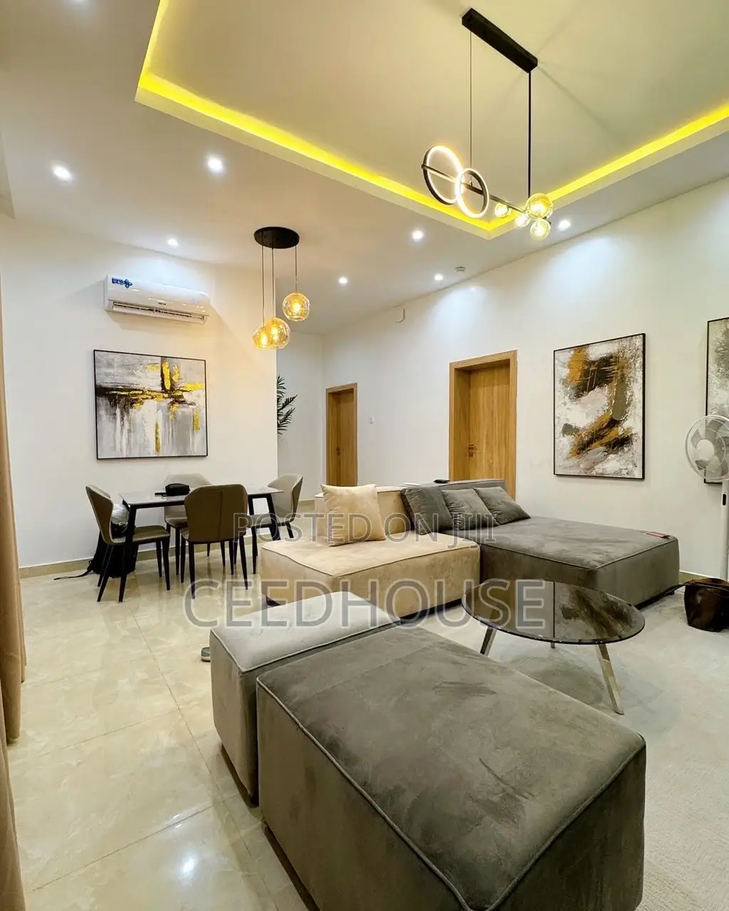 Beautifully Furnished And Luxury 2 Bedrooms Apartment With Games in Surulere