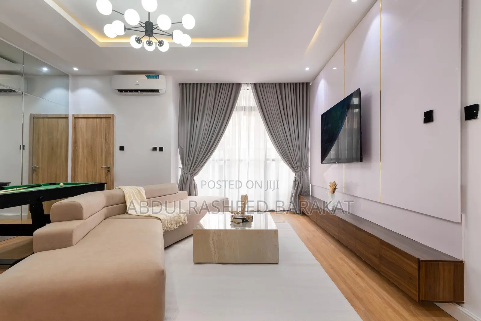 Luxury Two Bedroom Apartment With Pool Snooker Table Tennis in Ikate