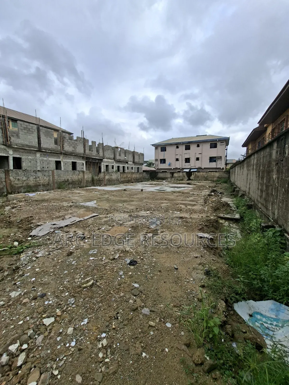 Dry Full Plot of Land in an Estate in Ago Palace