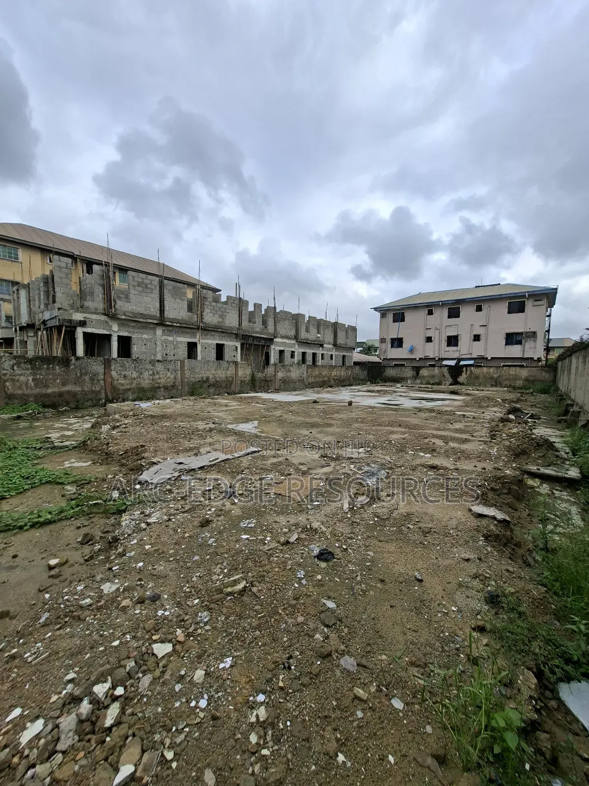 Dry Full Plot of Land in an Estate in Ago Palace