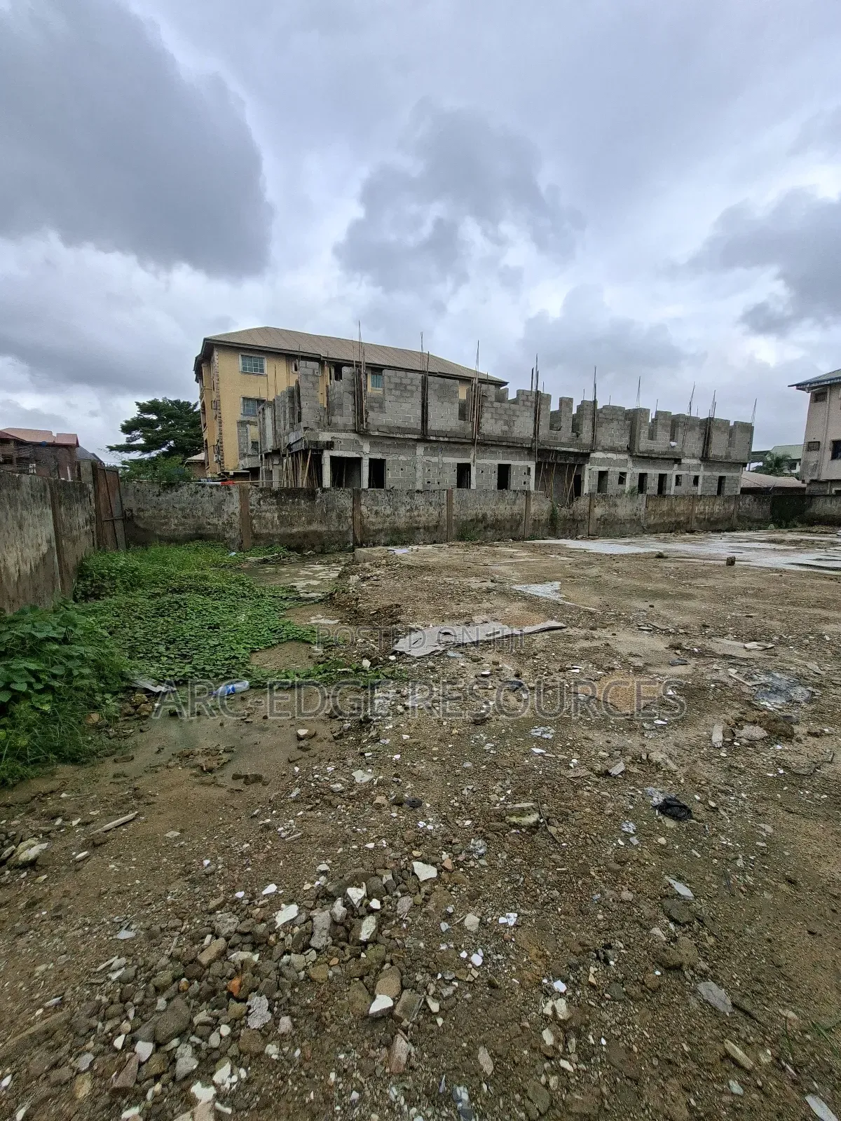 Dry Full Plot of Land in an Estate in Ago Palace