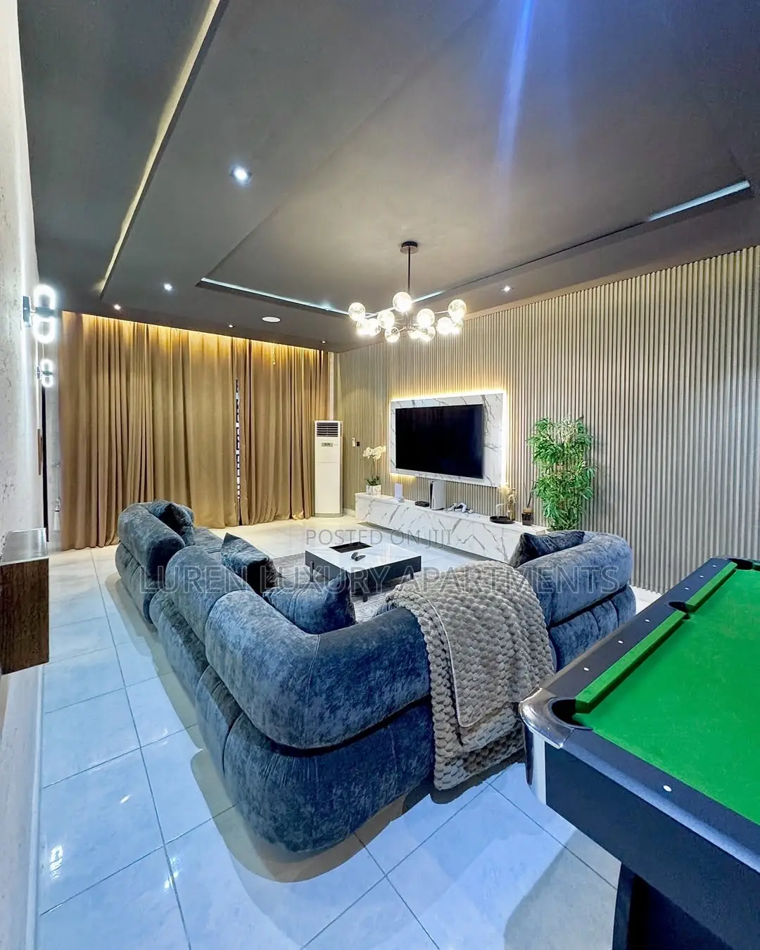 3 Bedroom Luxury Apartment With Snooker and Chess at Katampe, Abuja in Katampe