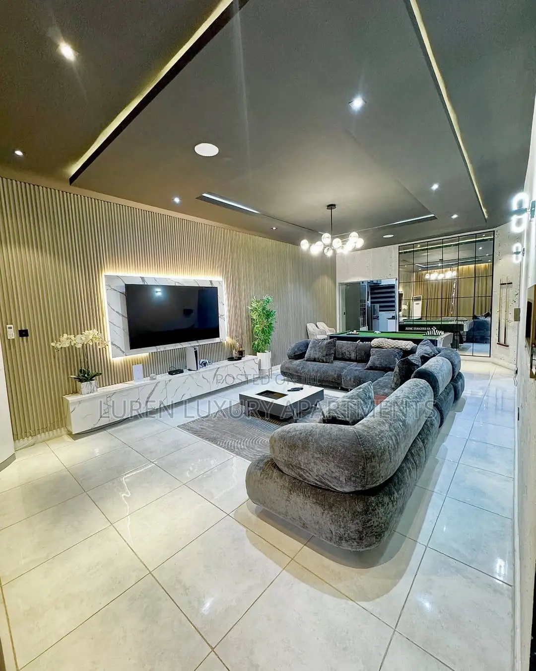 3 Bedroom Luxury Apartment With Snooker and Chess at Katampe, Abuja in Katampe