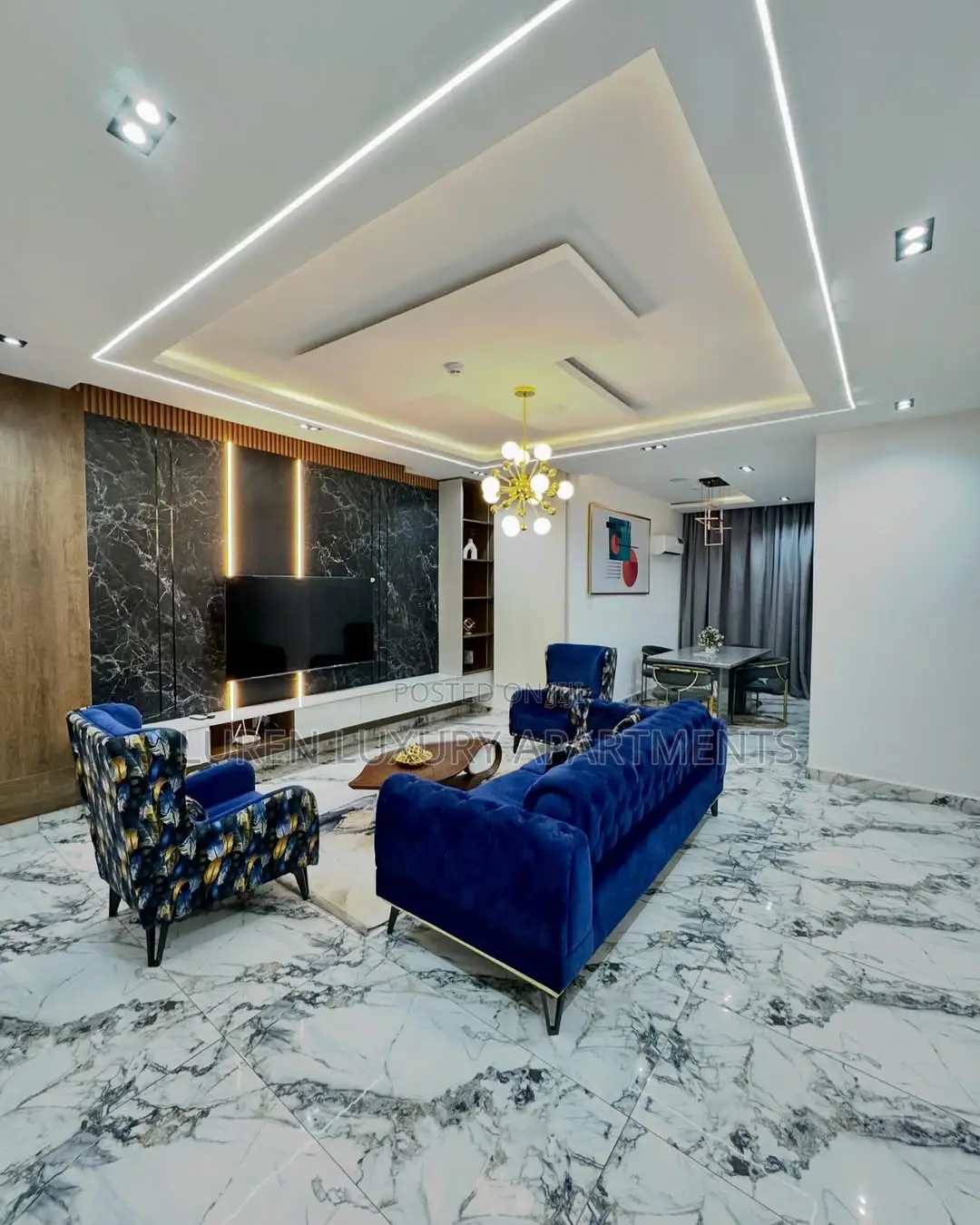 3 Bedroom Luxury Terrace With Swimming Pool and Snooker at Katampe in Katampe
