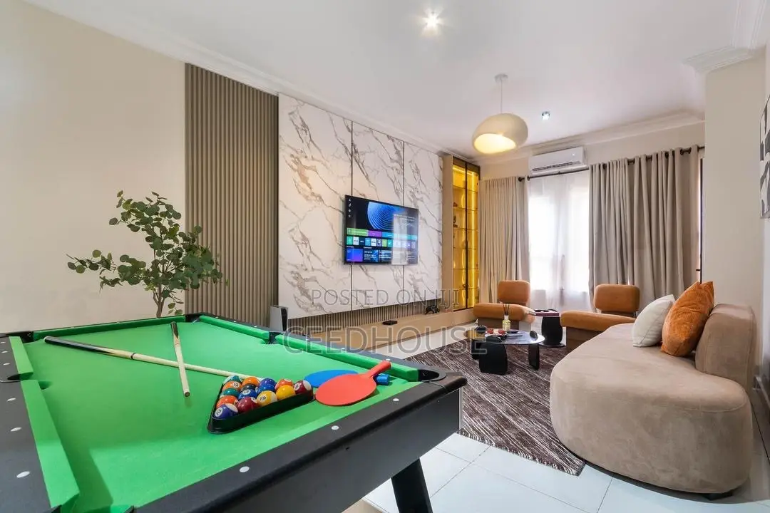 Newly Launched 2 Bedroom Apartment With Ps5 and Snooker in Lekki Phase 1