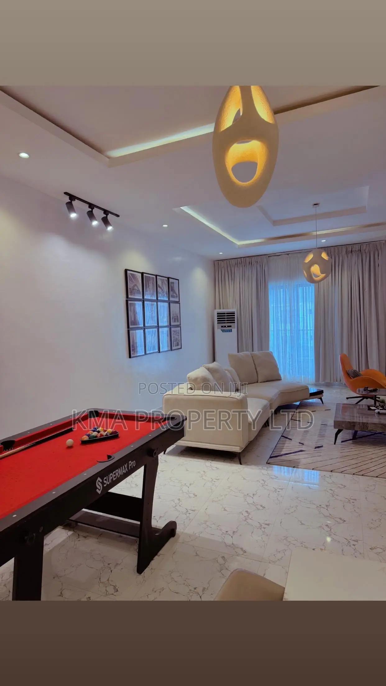 Modern and Stunning 3 Bedrooms Apartment With Snooker and Ps5 in Ikate