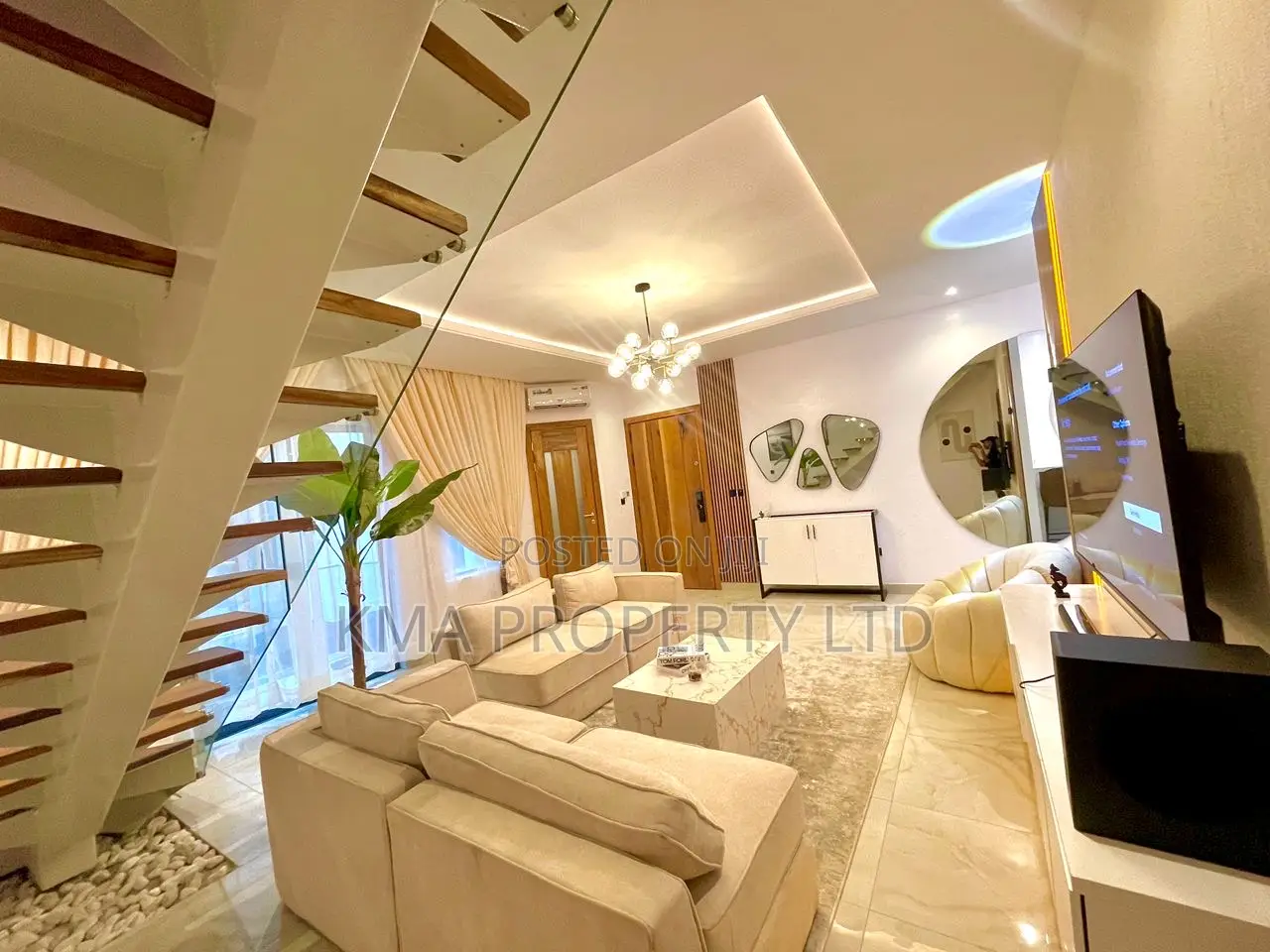 Modern 2 Bedroom Duplex With Ps5 and Swimming Pool in Lekki Phase 1