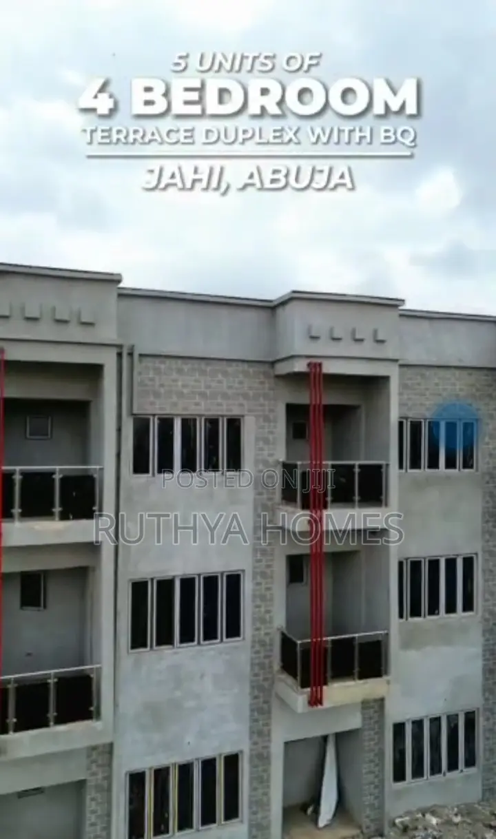 4bedroom Terrace Duplex in Jahi Abuja in Jahi