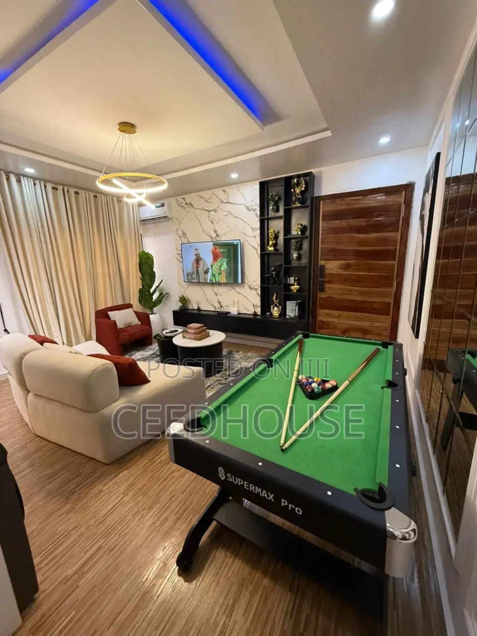 Luxurious 1 Bedroom Apartment With Ps5 Snooker and Pool in Ikate