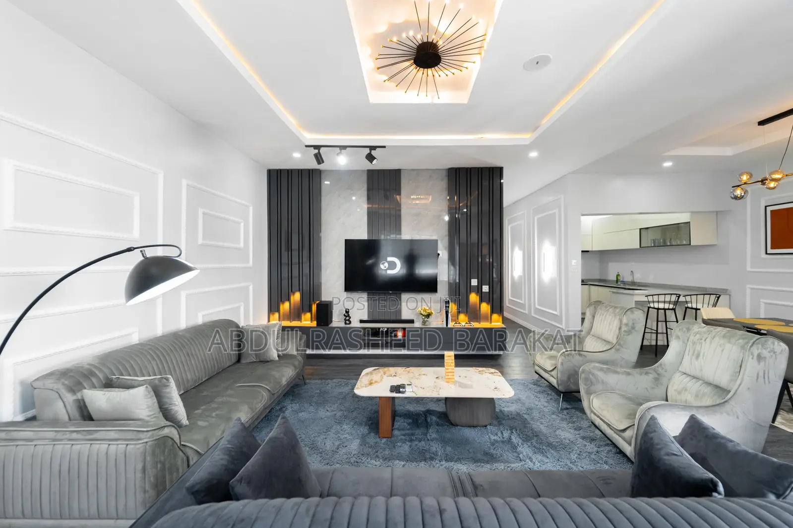 Luxury Three Bedroom Apartment With Swimming Pool Gym Balcony Ps5 in Ikate