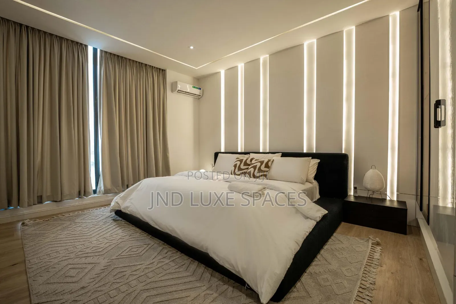 Stylish 2 Bedroom Apartment With Gym, Smartlock Door Balcony in Lekki Phase 1