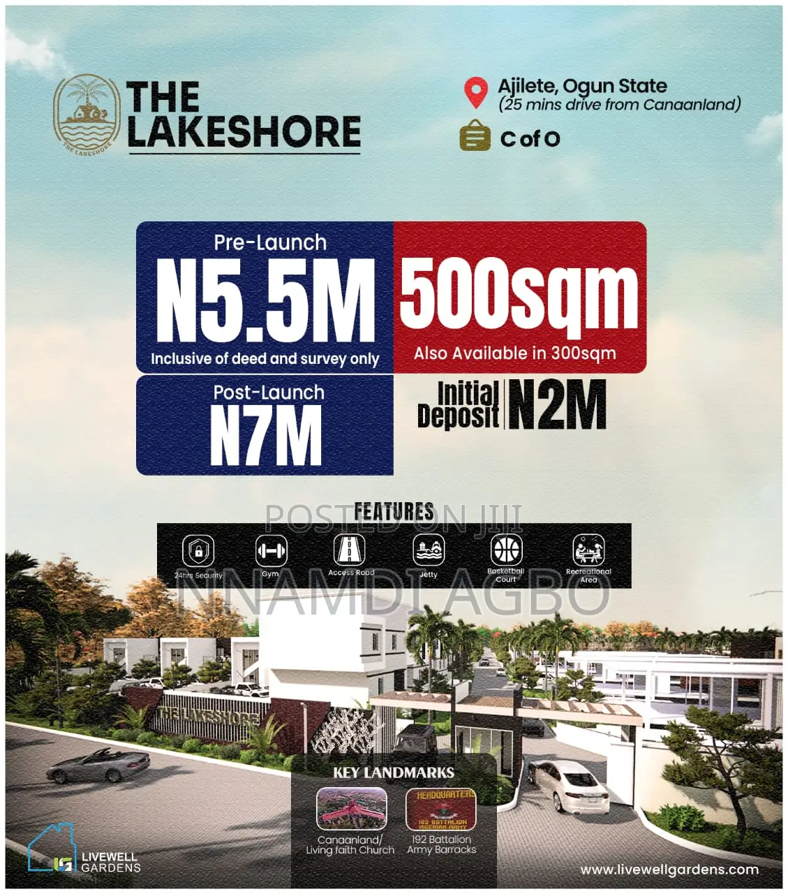 The Lakeshore in Ado-Odo/Ota