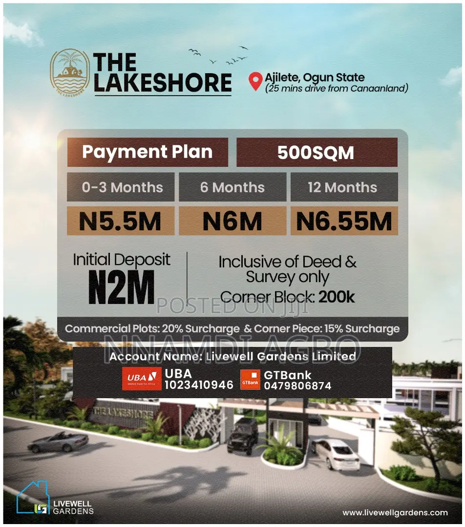 The Lakeshore in Ado-Odo/Ota