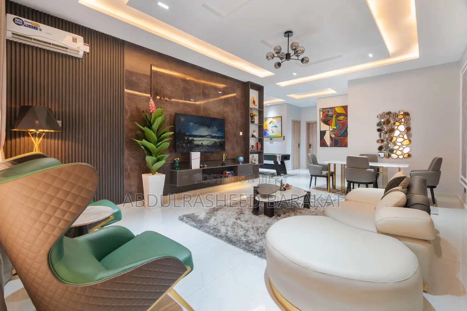2 Bedroom Apartment With Snooker Board, Ps5, Swimming Pool, Gym in Ikate