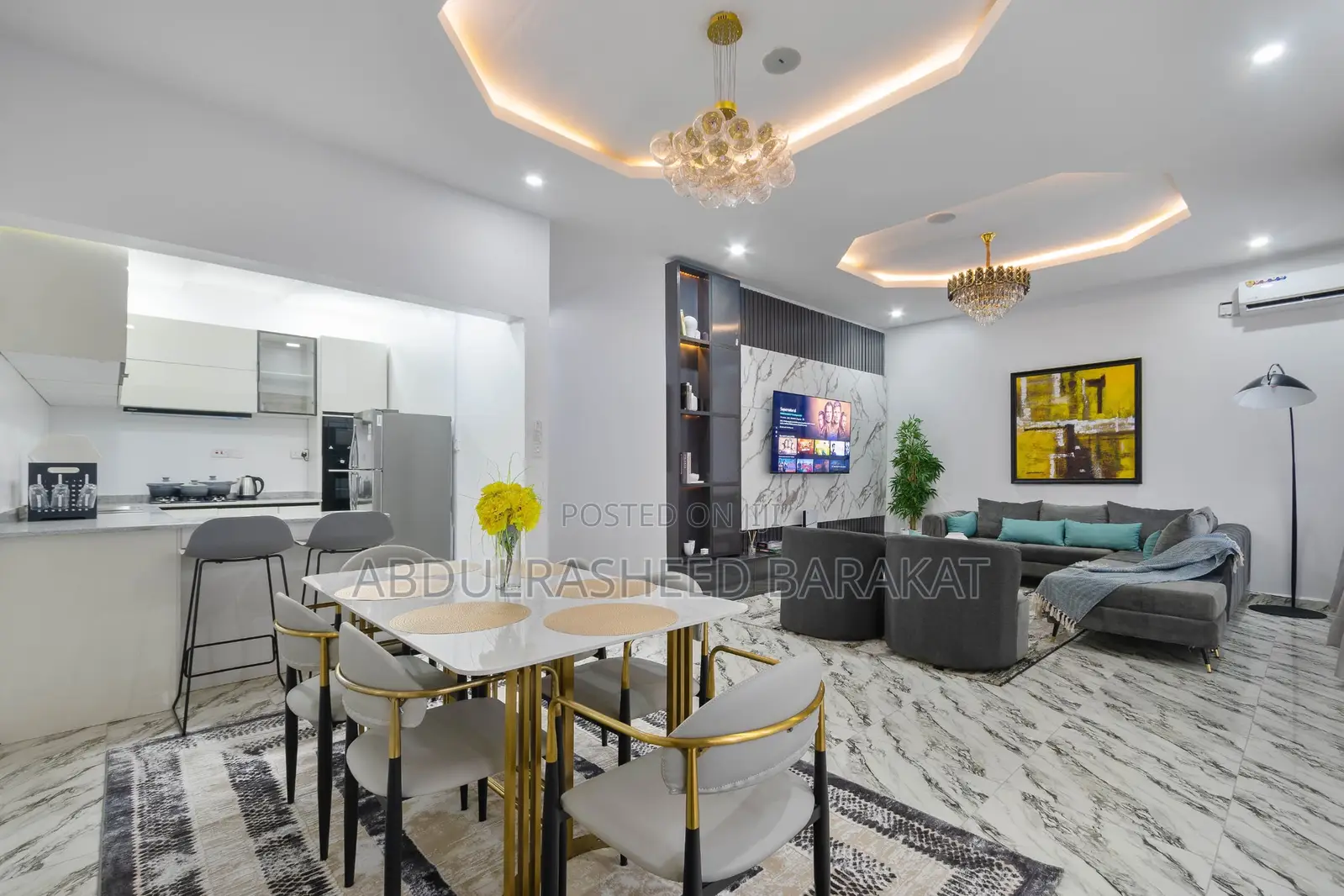 3 Bedroom With Swimming Pool, Gym, Mini Mart, Ps5, Scrabble, Chess in Ikate