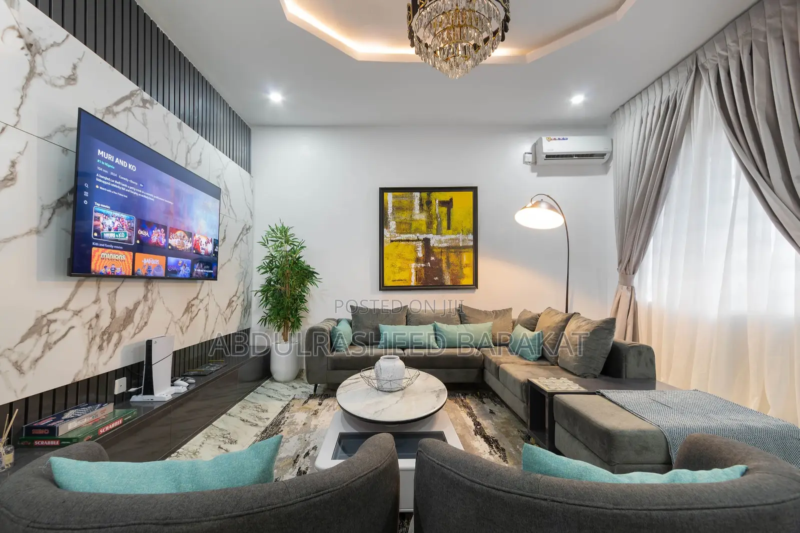 3 Bedroom With Swimming Pool, Gym, Mini Mart, Ps5, Scrabble, Chess in Ikate