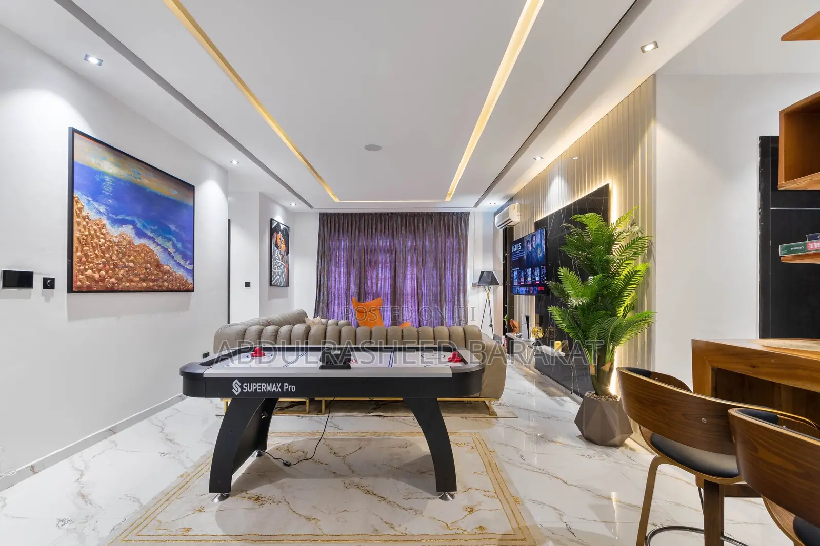 2 Bedroom Apartment With Pool, Gym, Elevator, Air Hockey and Ps5 in Ikate