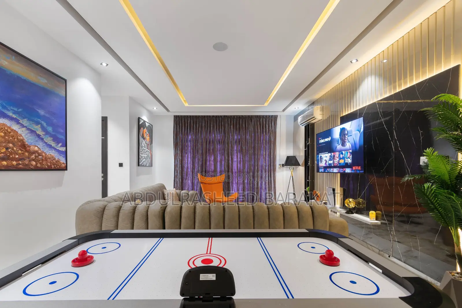 2 Bedroom Apartment With Pool, Gym, Elevator, Air Hockey and Ps5 in Ikate
