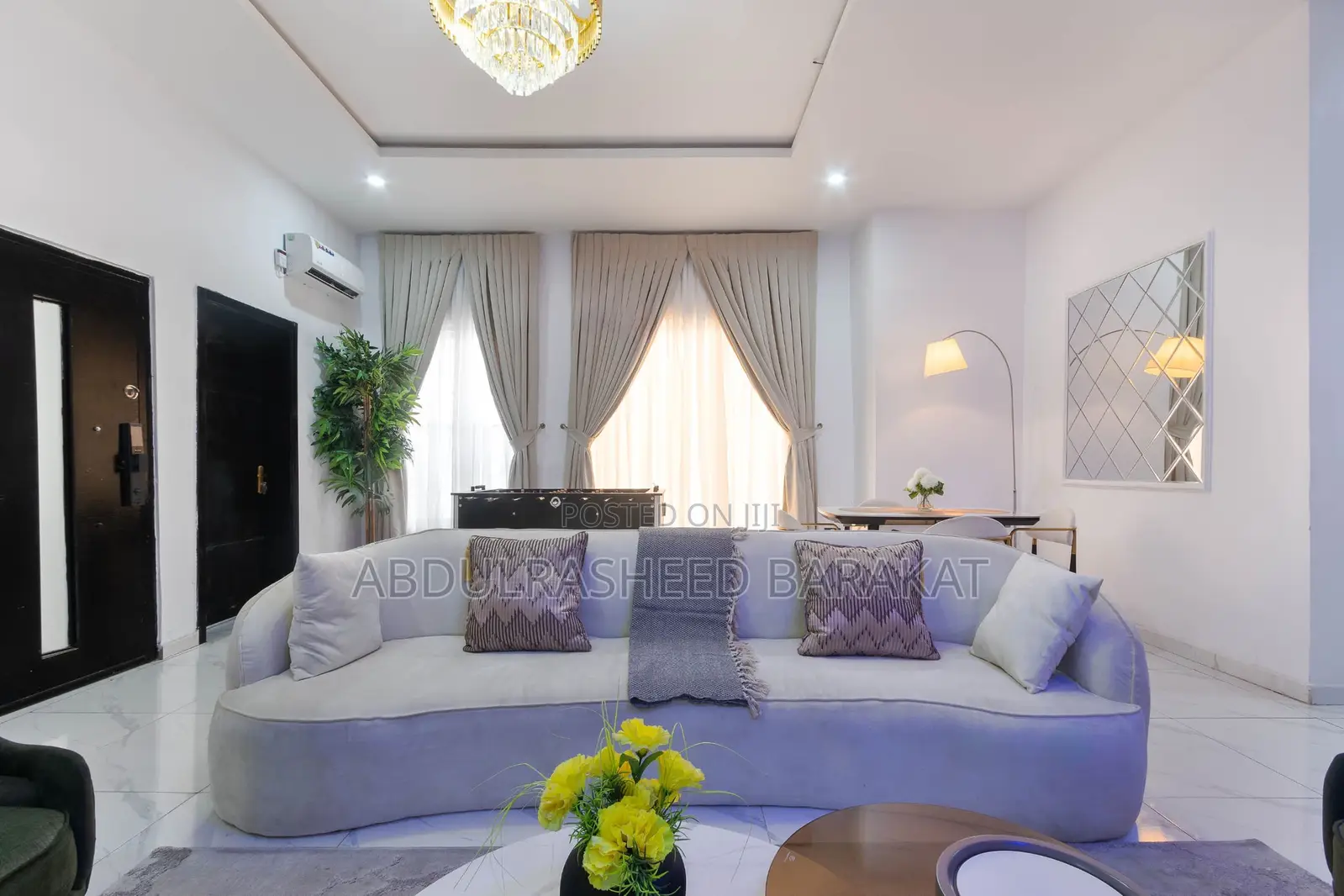 2 Bedroom Apartment With Football Table, Swimming Pool, Gym, Ps5 in Lekki Phase 1