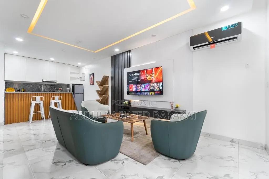 Luxury One Bedroom Smart Home With Pool Gym Balcony Elevator in Victoria Island