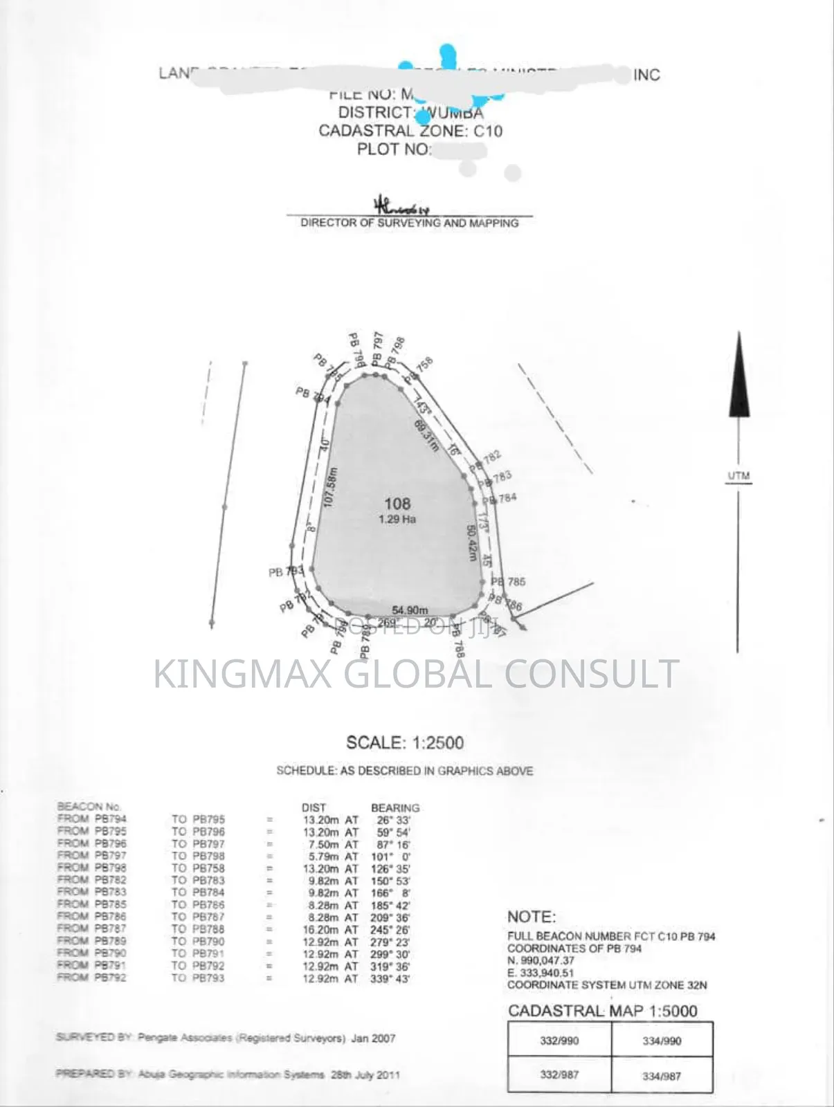 Church Mosque Land -a Religious Land Measuring 1.29 Hectares in Apo District
