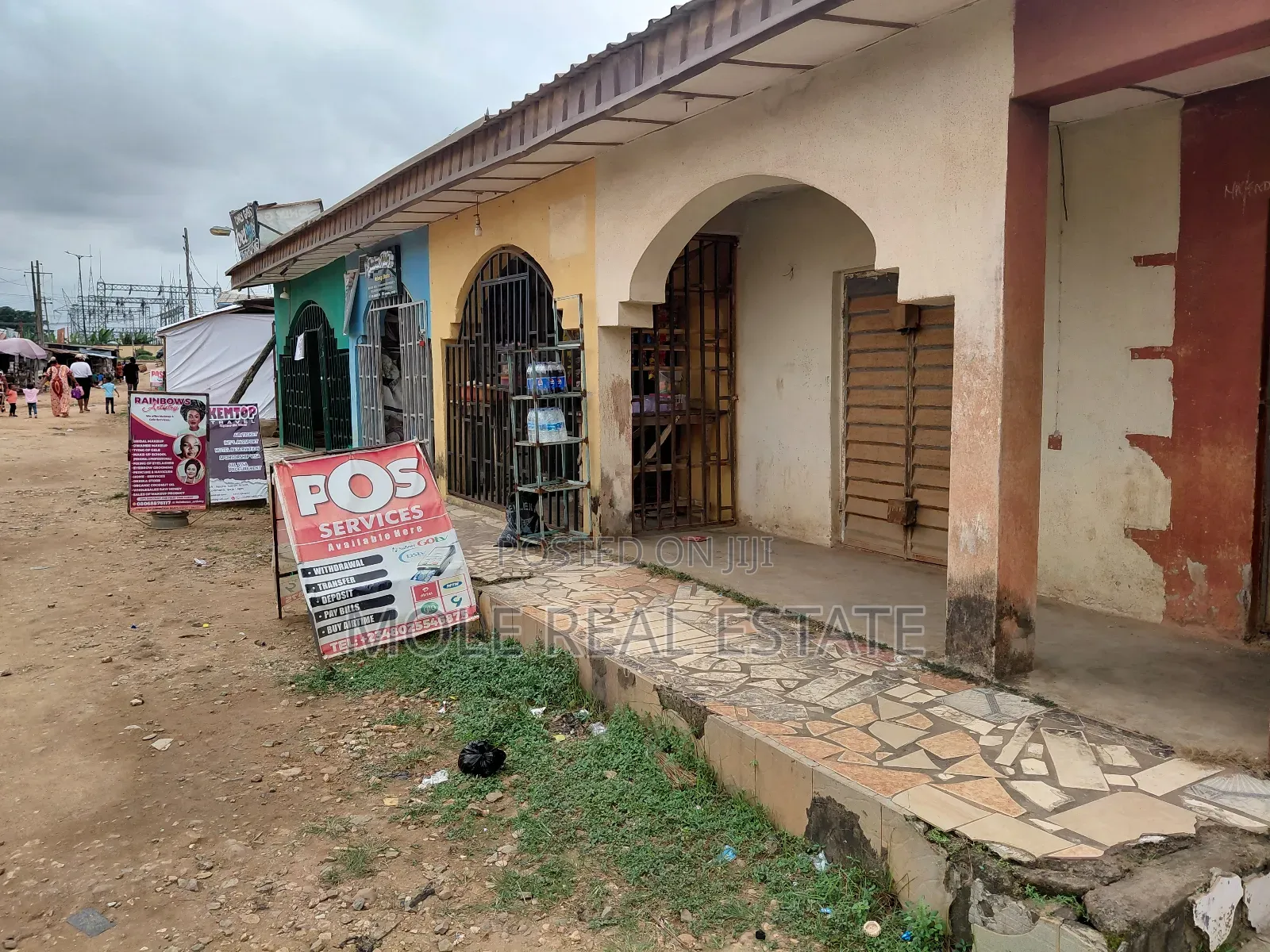 Full Plots Ayobo With 4 Lockup Shops in Fron in Ayobo