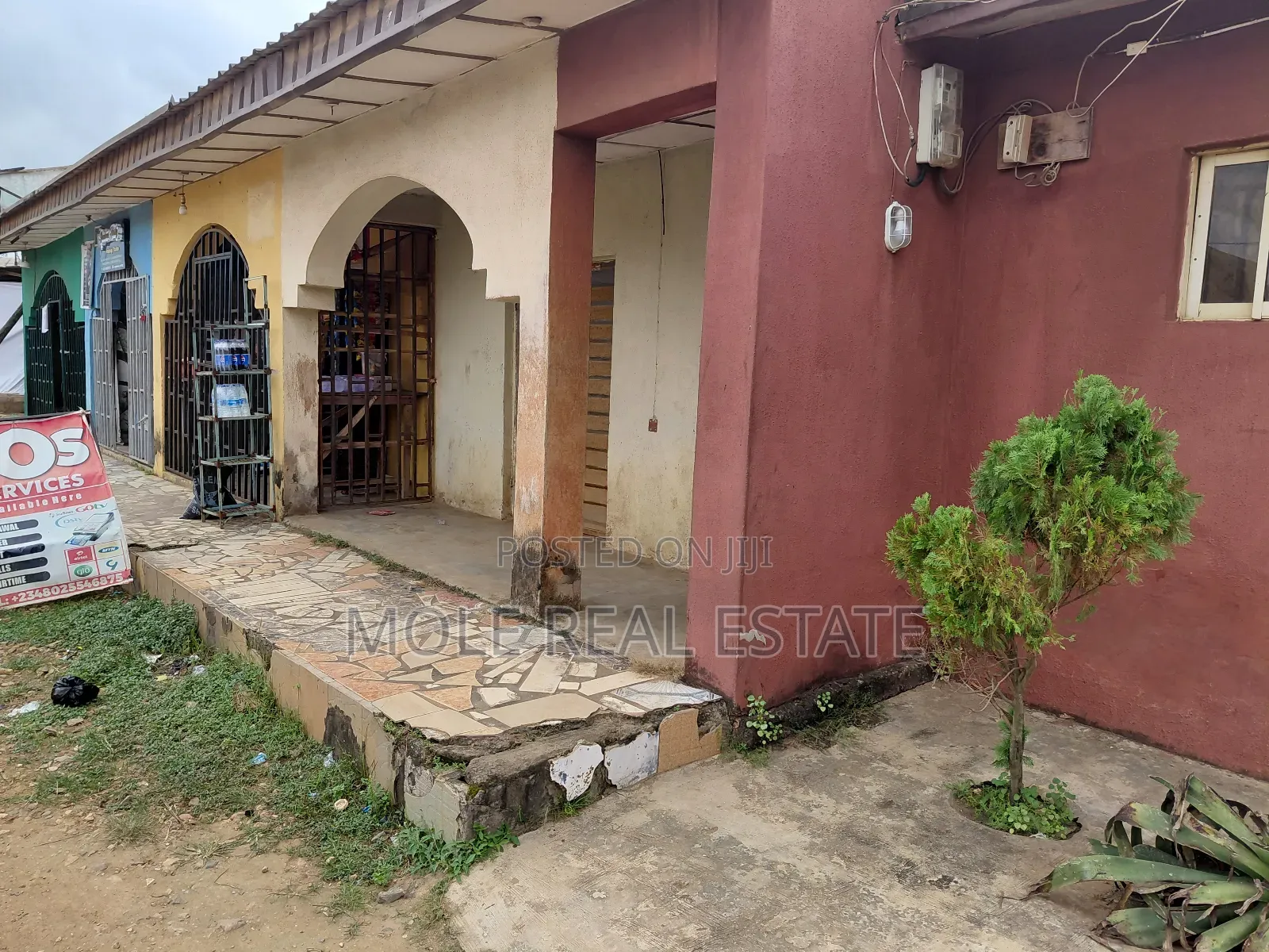 Full Plots Ayobo With 4 Lockup Shops in Fron in Ayobo