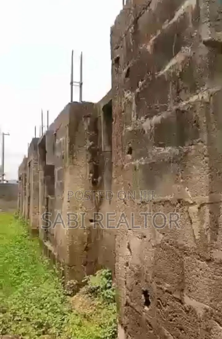 Full Plot With Uncompleted 2 Units of 3 Bedroom at Decking Level|Ekoro in Abule Egba