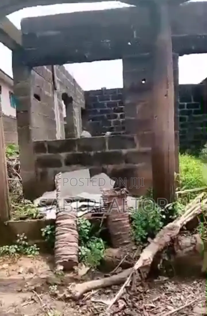 Full Plot With Uncompleted 2 Units of 3 Bedroom at Decking Level|Ekoro in Abule Egba