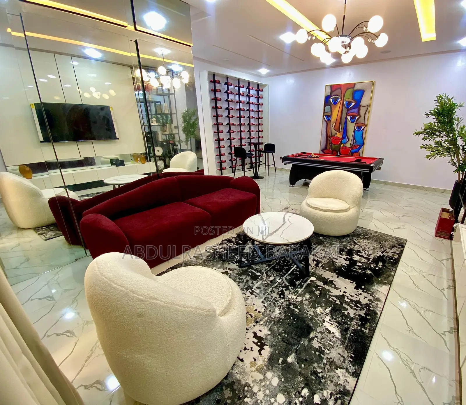 Luxury Two Bedroom Apartment With Pool Gym Snooker Football Pitch in Ajah