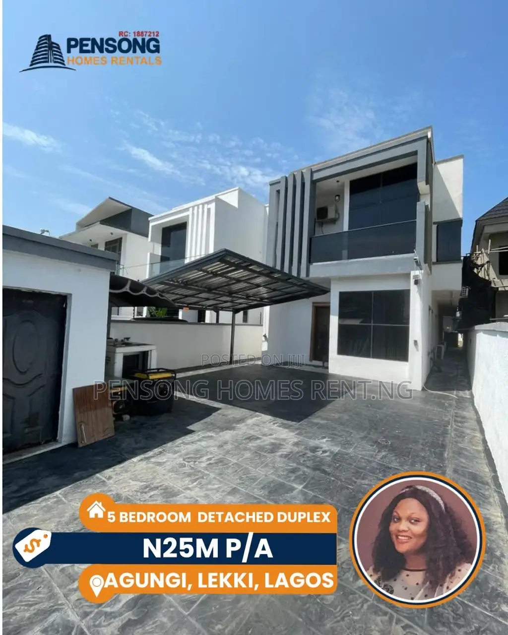 5bdrm Duplex in Agungi Lekki for rent in Agungi
