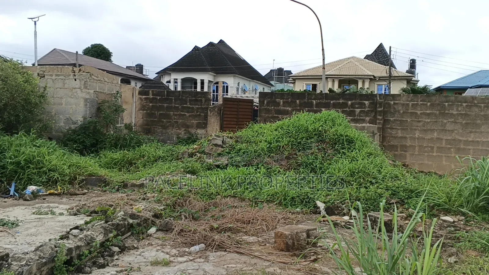 Standard Full Plot of Land Facing 2 Street Residential or Commercial in Ipaja