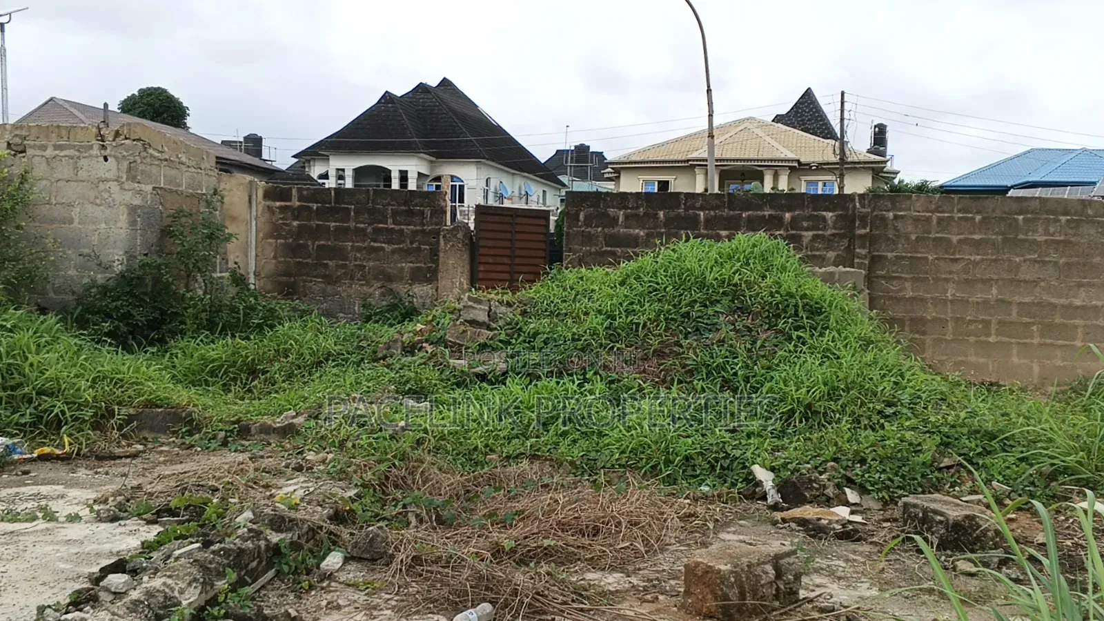 Standard Full Plot of Land Facing 2 Street Residential or Commercial in Ipaja