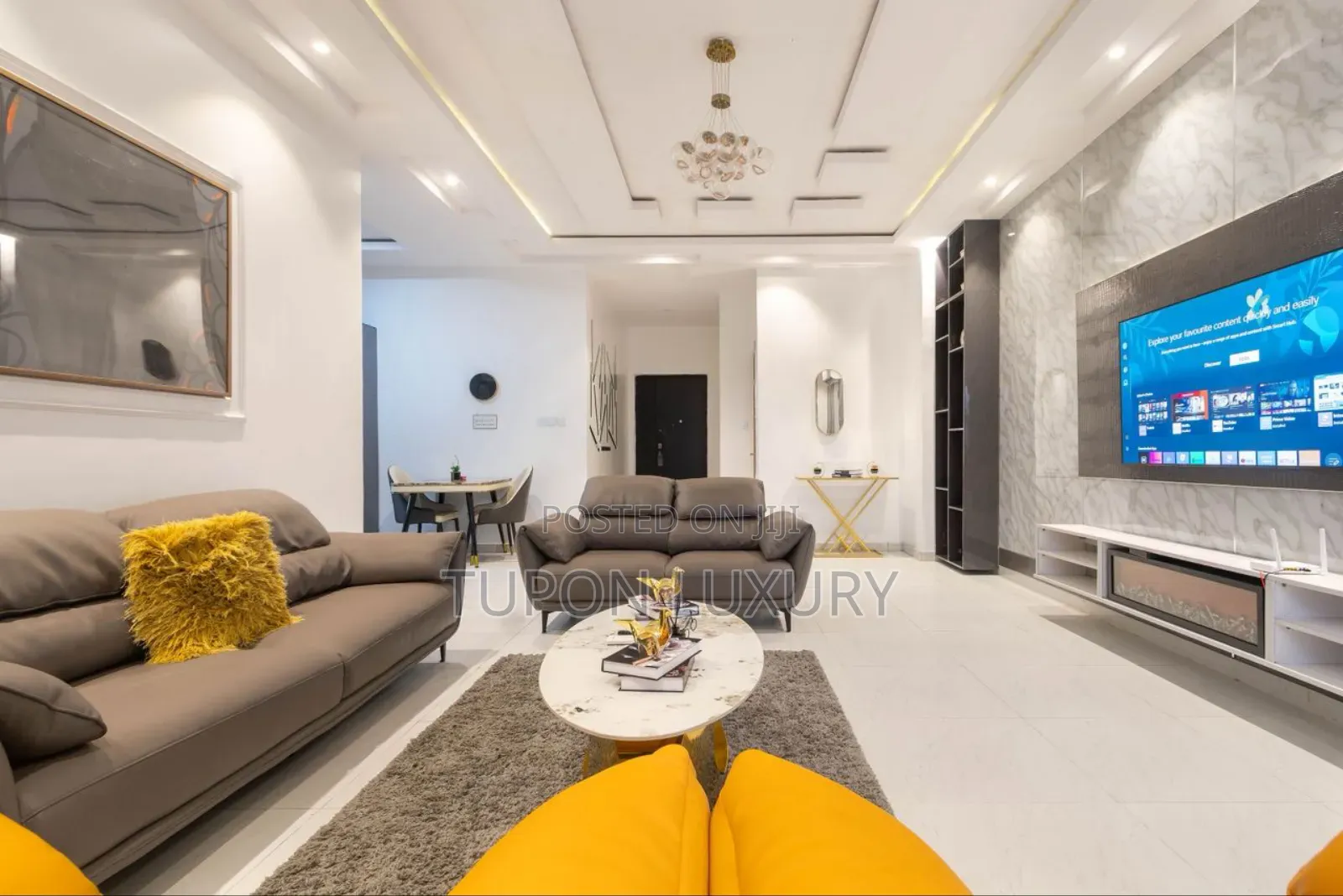 Luxury 1 Bedroom Apartment With Rooftop Pool, Gym Ps5 in Lekki Phase 1