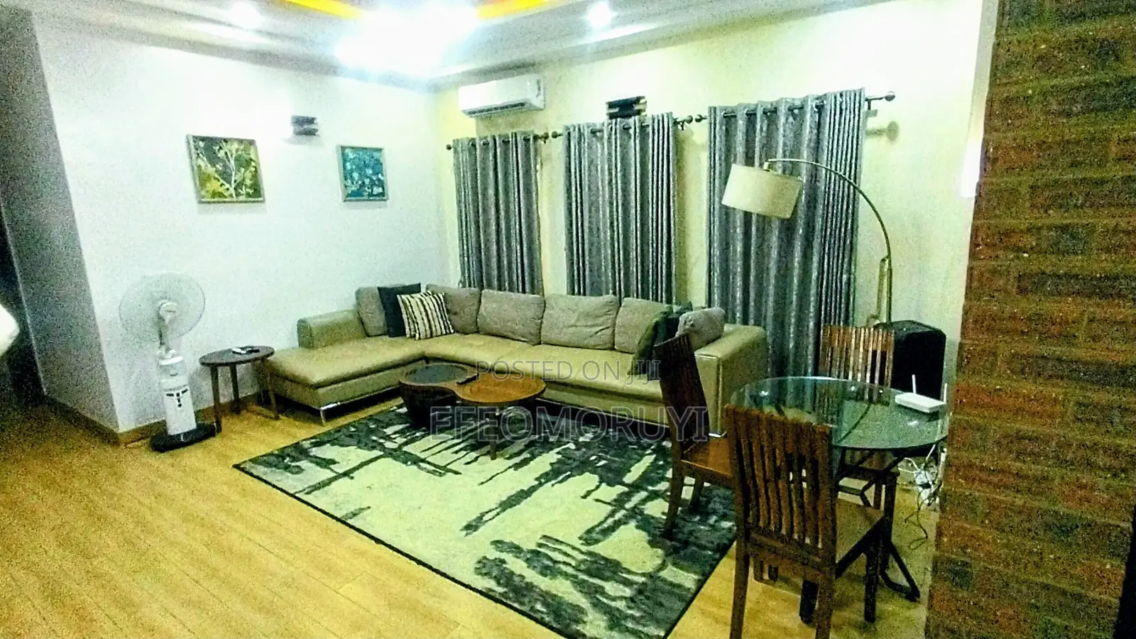 Exquisite 3/2 Bedroom Flat for Shortlet in Onigbongbo