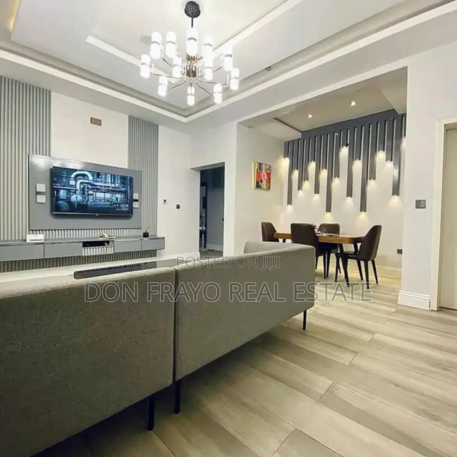 Luxury 3 Bedrooms Service Apartment At Aco Estate Life Camp Abuja in Utako