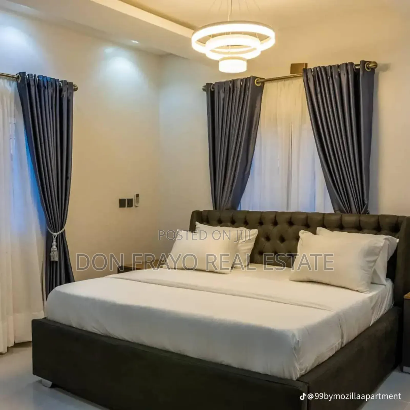 Luxury 3 Bedrooms Service Apartment At Aco Estate Life Camp Abuja in Utako