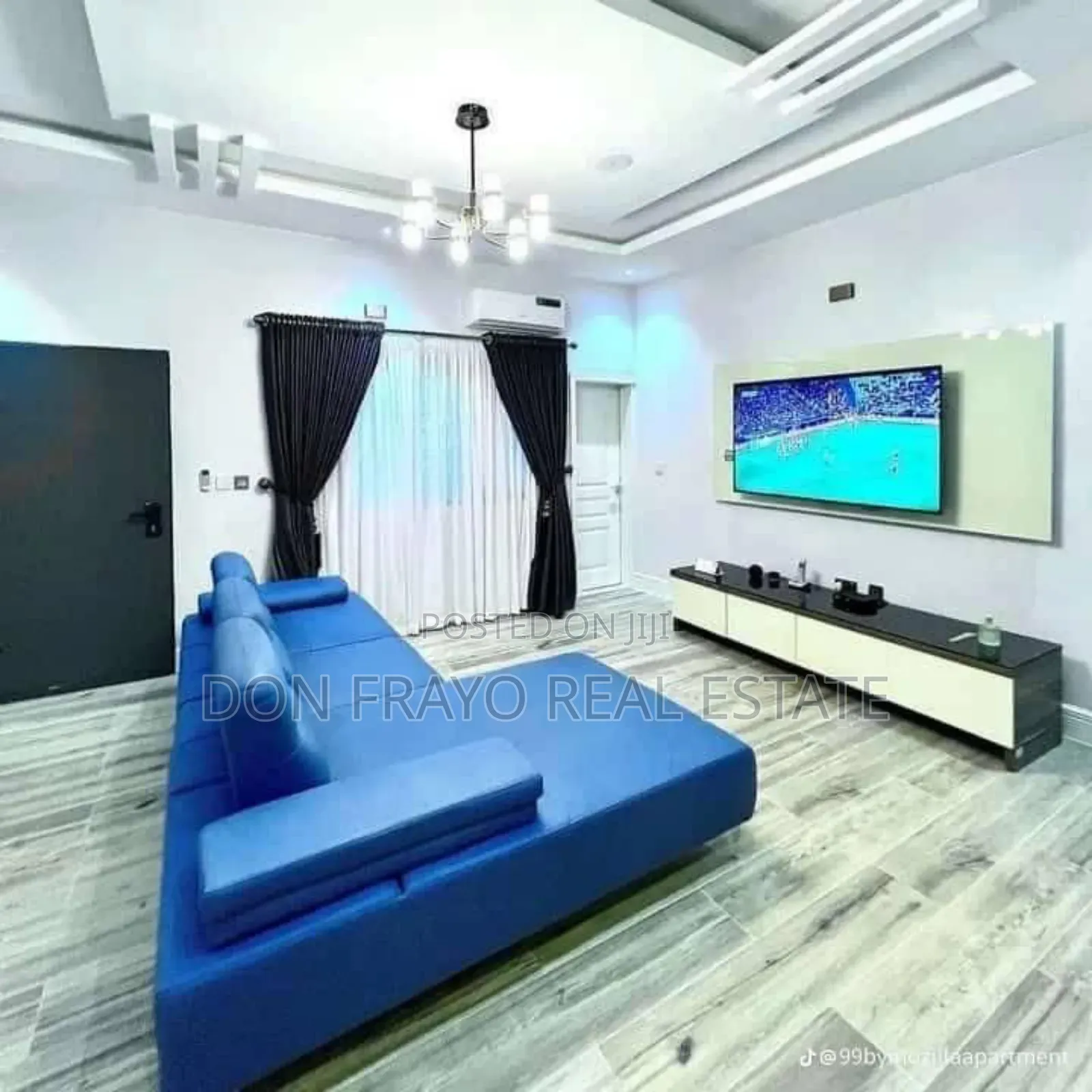 Luxury 3 Bedrooms Service Apartment At Aco Estate Life Camp Abuja in Utako