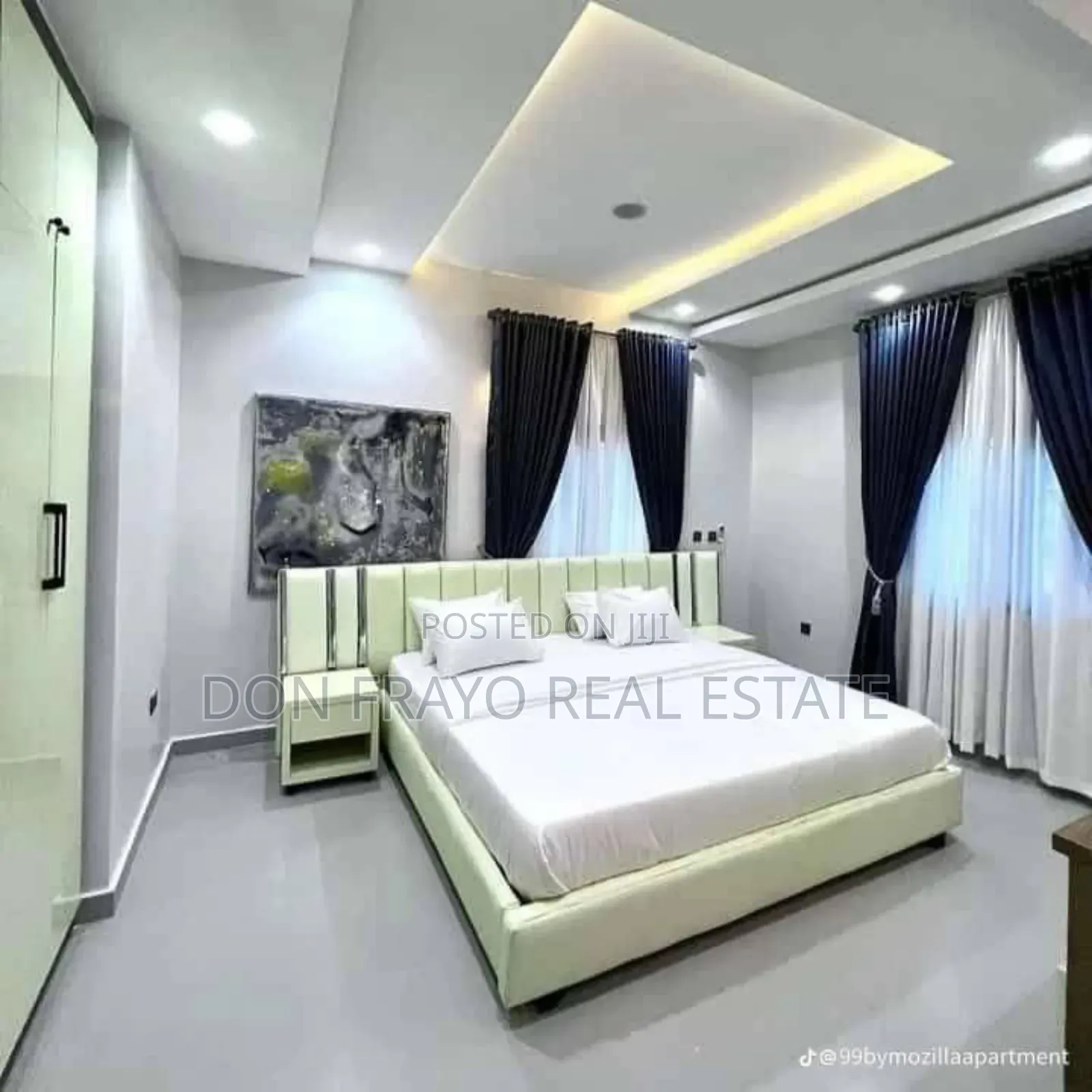 Luxury 3 Bedrooms Service Apartment At Aco Estate Life Camp Abuja in Utako