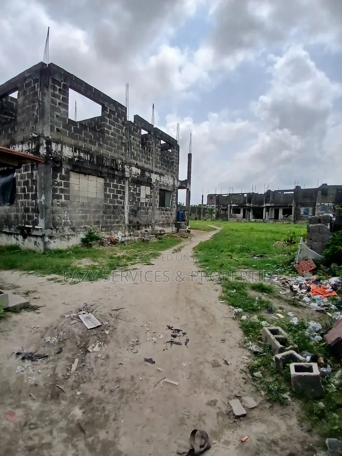 6plots of Land With Multiple Blocks of Flats (Uncompleted) in Ajah in Ajah