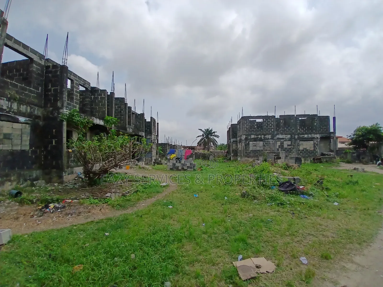 6plots of Land With Multiple Blocks of Flats (Uncompleted) in Ajah in Ajah
