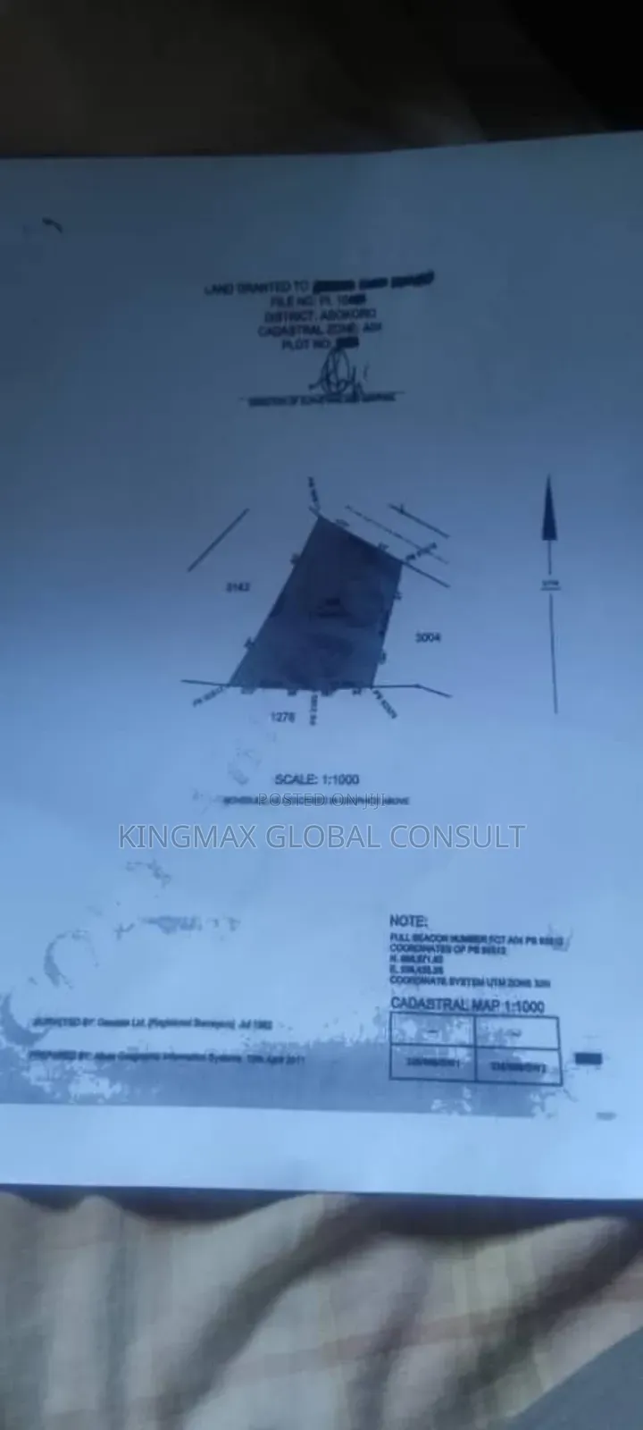Residential Land for Sale at Asokoro : 2000sq in Asokoro