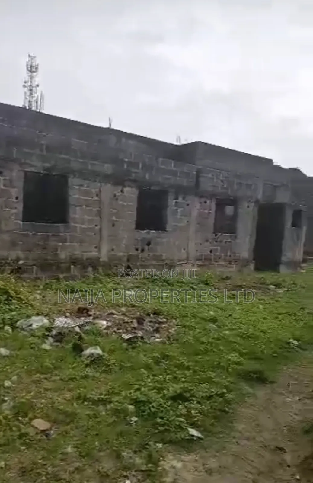 4 Plots With Uncompleted Warehouse on It at Oribanwa, Lakowe for Sale in Lakowe
