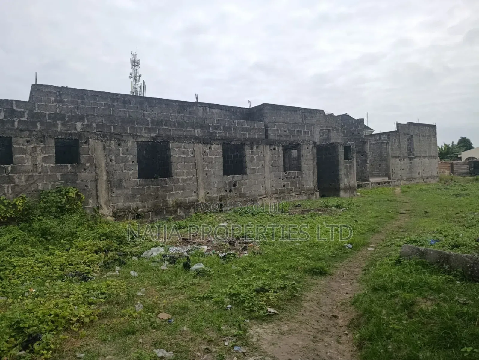 4 Plots With Uncompleted Warehouse on It at Oribanwa, Lakowe for Sale in Lakowe