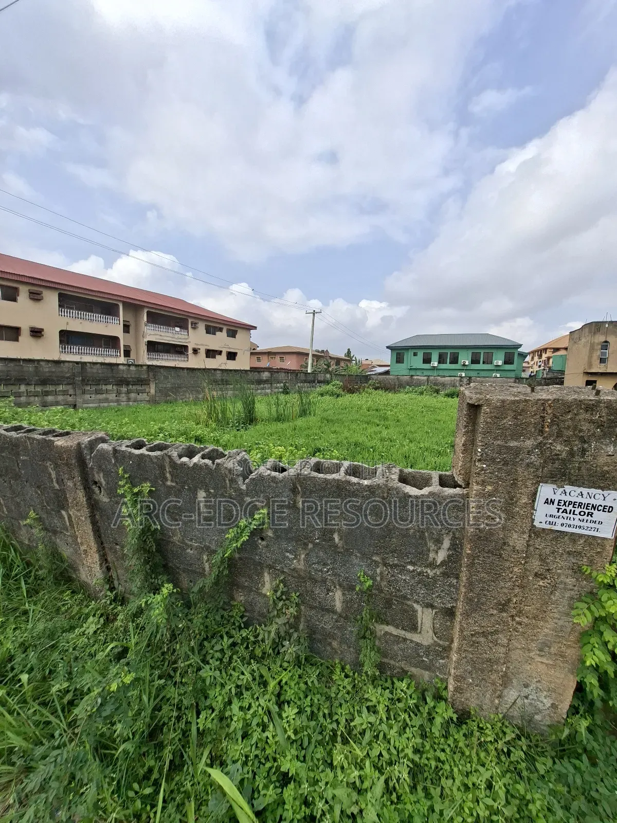 965sqm Cornerpiece Residential/Commercial Land in Ago Palace